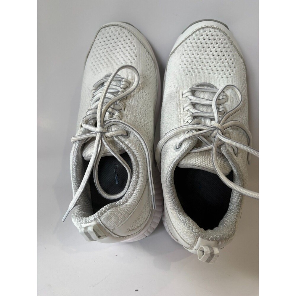 Orthofeet Coral 988 Womens 7.5 D Wide White Knit Orthopedic Walking Sneakers - Picture 4 of 8